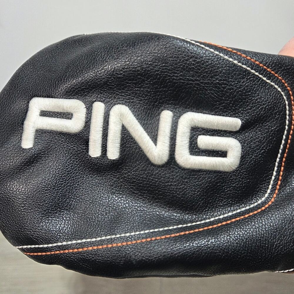 Ping G400 Headcover Black Golf Club Cover Orange & White Detail - Picture 4 of 5